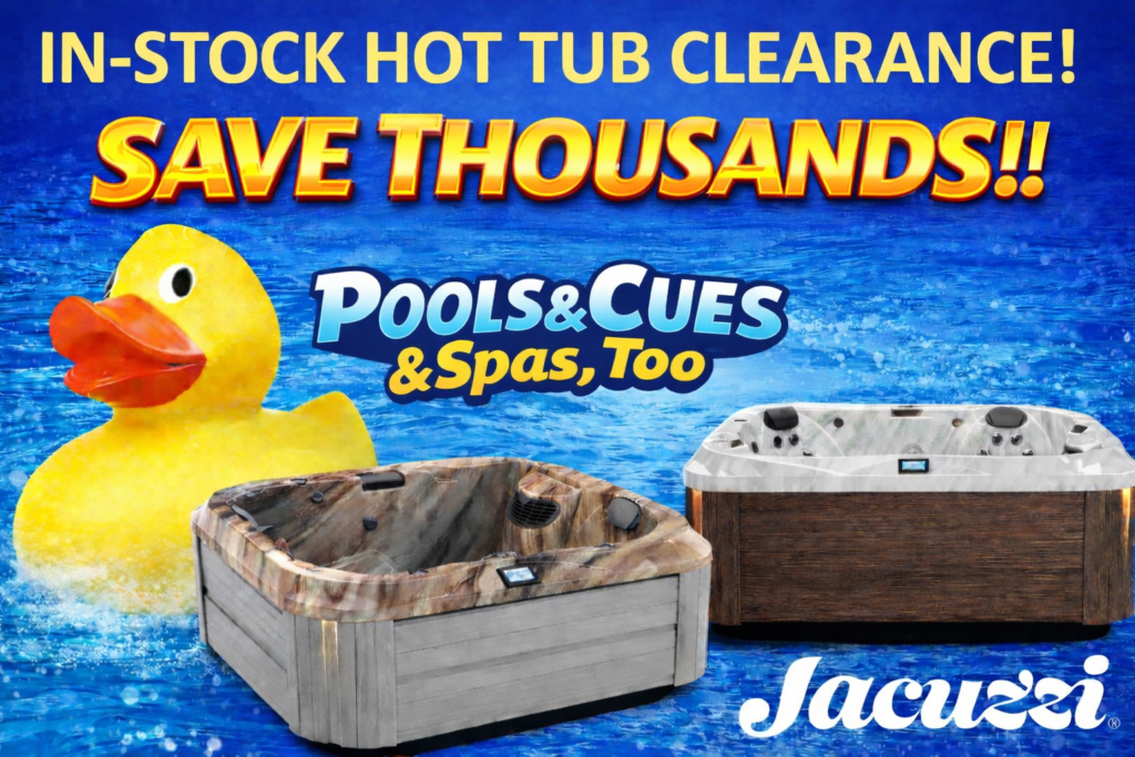 in stock hot tub models 012126