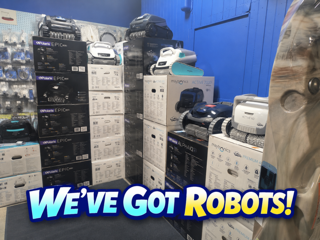 pools and cues has robots 2