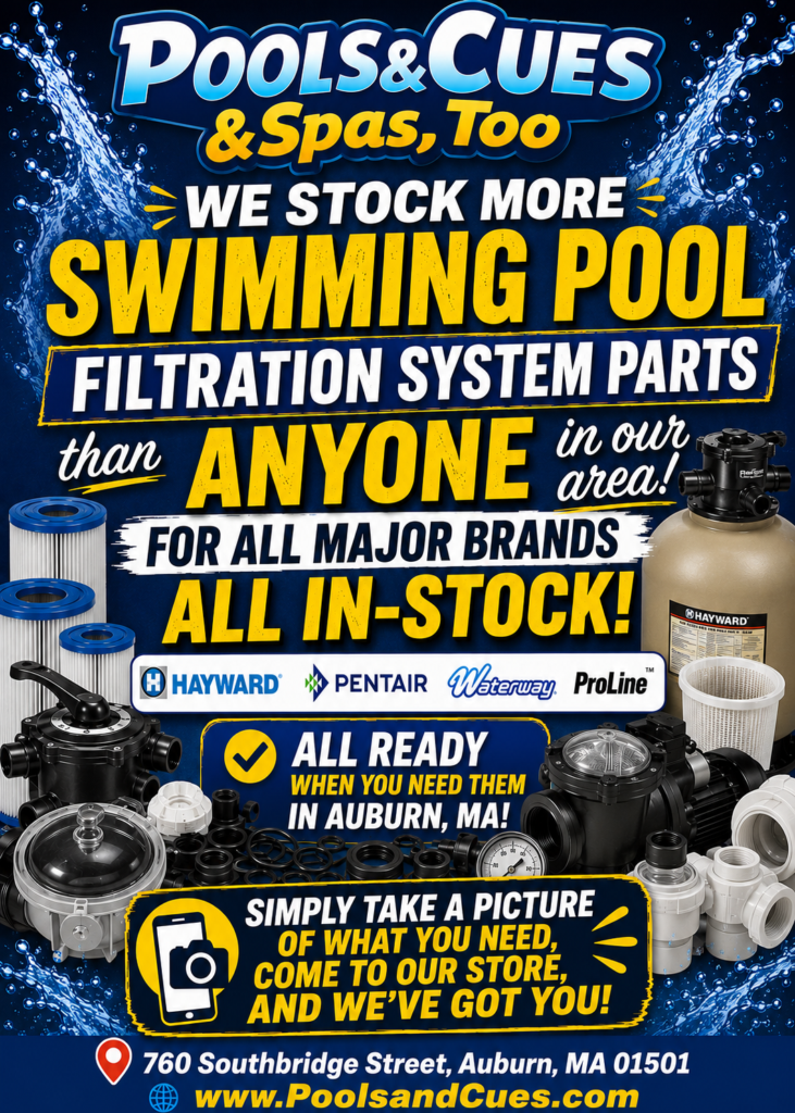 pools cues in auburn ma has a huge selection of parts